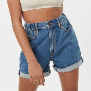 '80s Mom Shorts- Eaden Blue